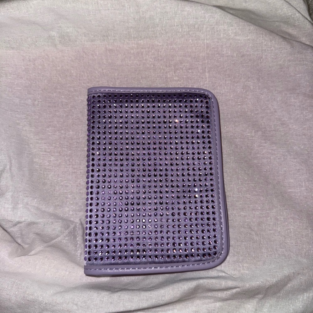 Stoney clover lane purple crystal passport holder